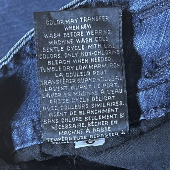 Vintage Women's Style & Co. Wide Leg Blue Denim Jeans, Size 6P - Picture 10 of 13